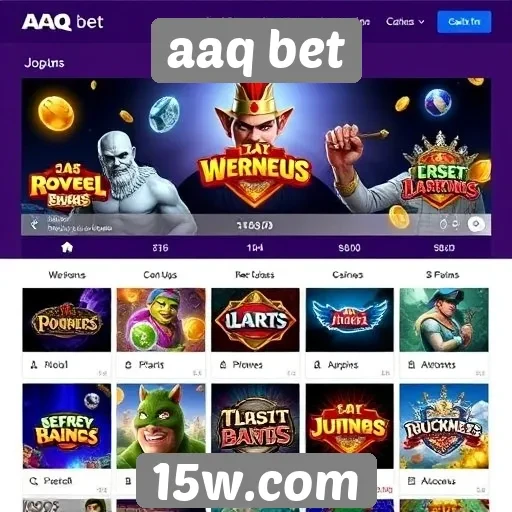 Opções de jogos disponíveis na plataforma aaq bet